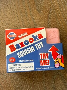NWT Bazooka Gum Squishy